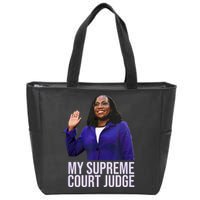 My Supreme Court Judge KBJ Zip Tote Bag