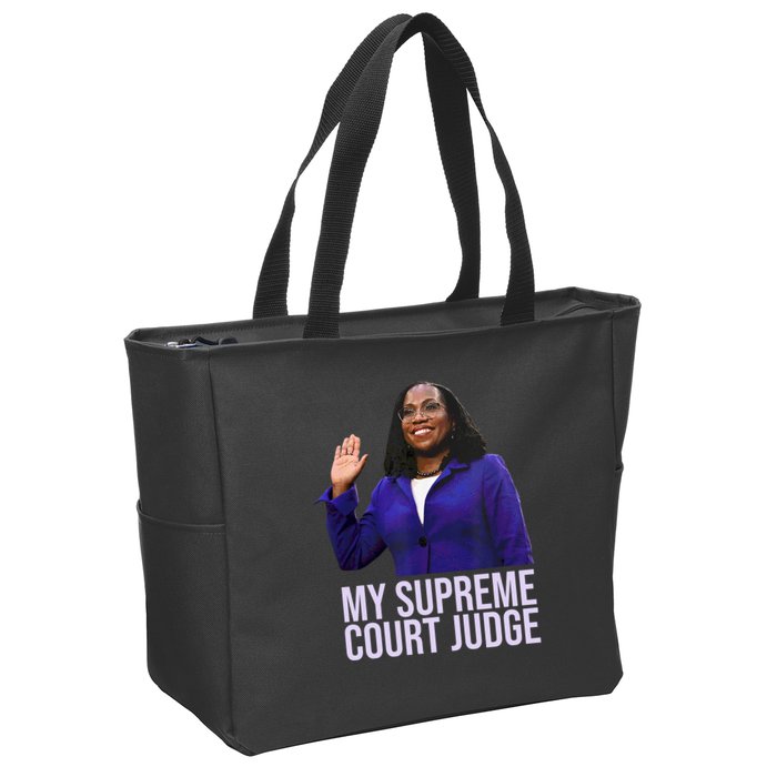 My Supreme Court Judge KBJ Zip Tote Bag