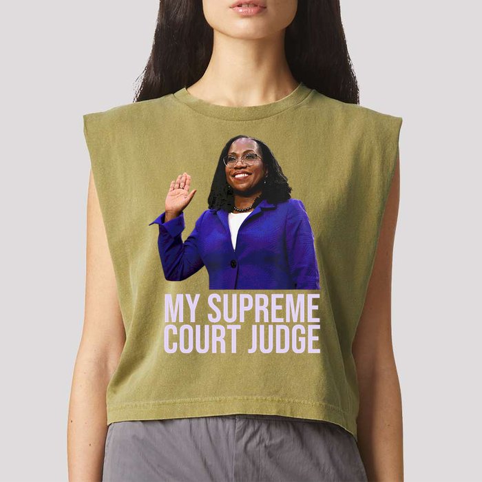My Supreme Court Judge KBJ Garment-Dyed Women's Muscle Tee