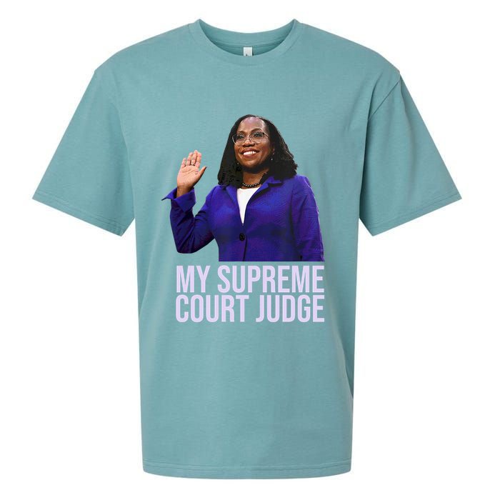 My Supreme Court Judge KBJ Sueded Cloud Jersey T-Shirt