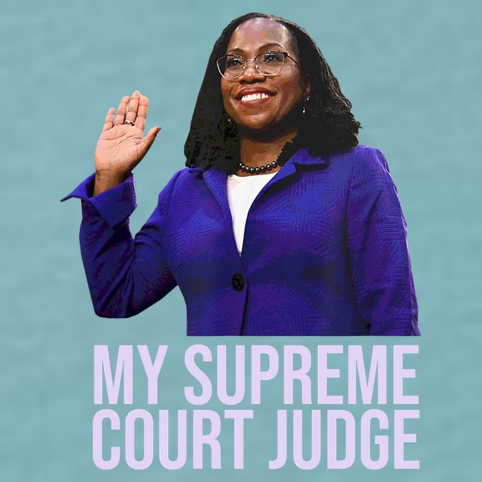 My Supreme Court Judge KBJ Sueded Cloud Jersey T-Shirt