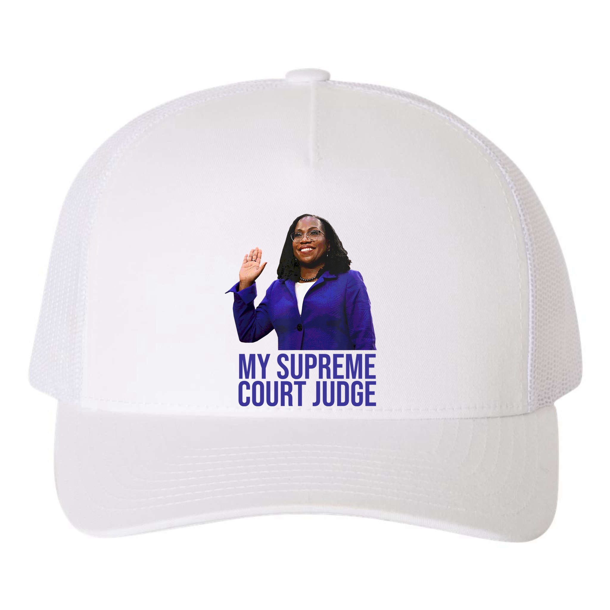 My Supreme Court Judge KBJ Yupoong Adult 5-Panel Trucker Hat