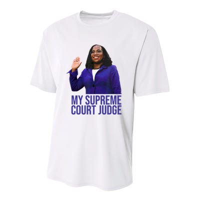 My Supreme Court Judge KBJ Youth Performance Sprint T-Shirt