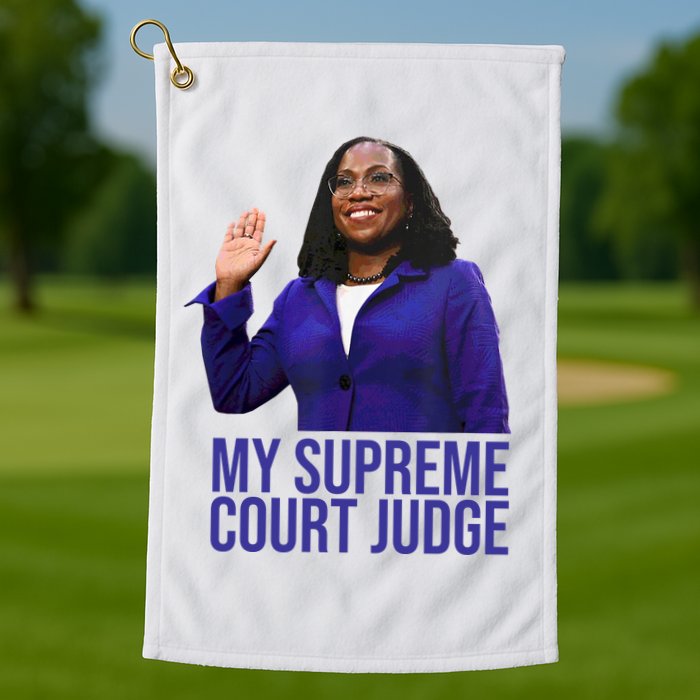 My Supreme Court Judge KBJ Golf Towel