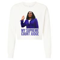 My Supreme Court Judge KBJ Cropped Pullover Crew