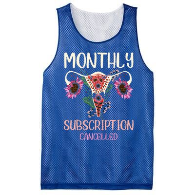 Monthly Subscription Cancelled Hysterectomyuterus Survivor Mesh Reversible Basketball Jersey Tank