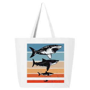 Megalodon Size Comparison Sharks Giant Prehistoric Diver 25L Jumbo Tote