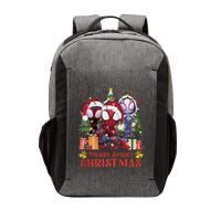Merry Spidey Christmas Funny Super Hero Santa Claus Vector Backpack