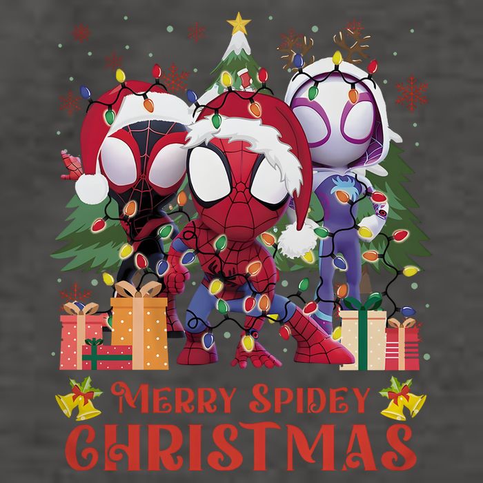 Merry Spidey Christmas Funny Super Hero Santa Claus Vector Backpack