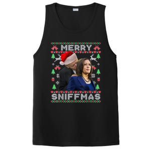 Merry Sniffmas Christmas Anti Biden Ugly Christmas Sweater PosiCharge Competitor Tank