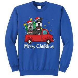 Miniature Schnauzer Christmas Truck Tree Mom Dad Xmas Gift Sweatshirt