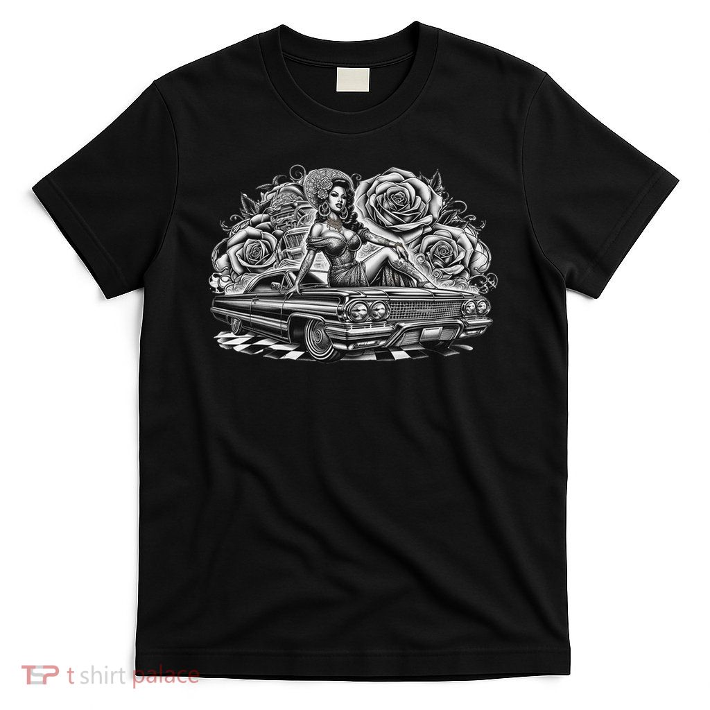 Mexican Street Culture Lowrider Latina Chola Model T-Shirt