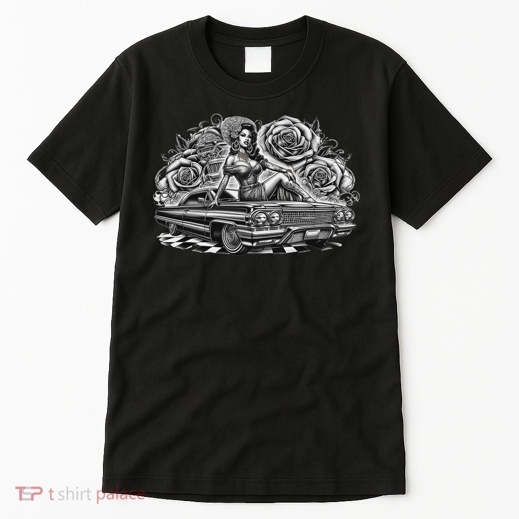 Mexican Street Culture Lowrider Latina Chola Model Tall T-Shirt