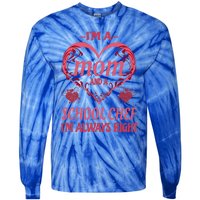 Mom School Chef Funny Saying Gift Tie-Dye Long Sleeve Shirt