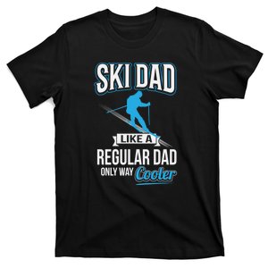 Men Ski Dad Funny Winter Sport Skiing Ski Gift For Men T-Shirt