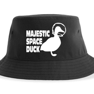 Majestic Space Duck Sustainable Bucket Hat