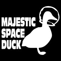 Majestic Space Duck Sustainable Bucket Hat