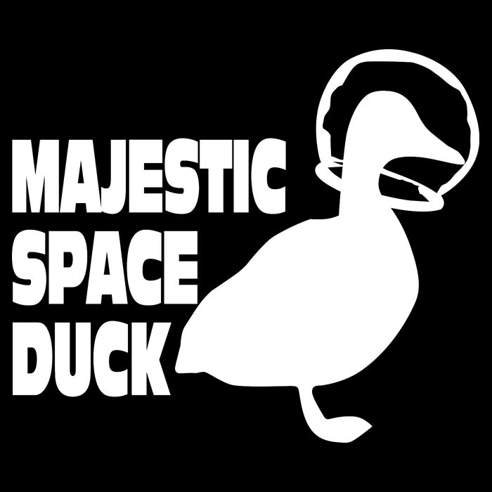 Majestic Space Duck Sustainable Bucket Hat