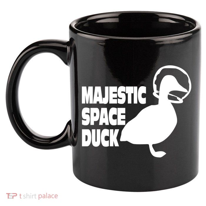Majestic Space Duck 11oz C Handle Ceramic Mug