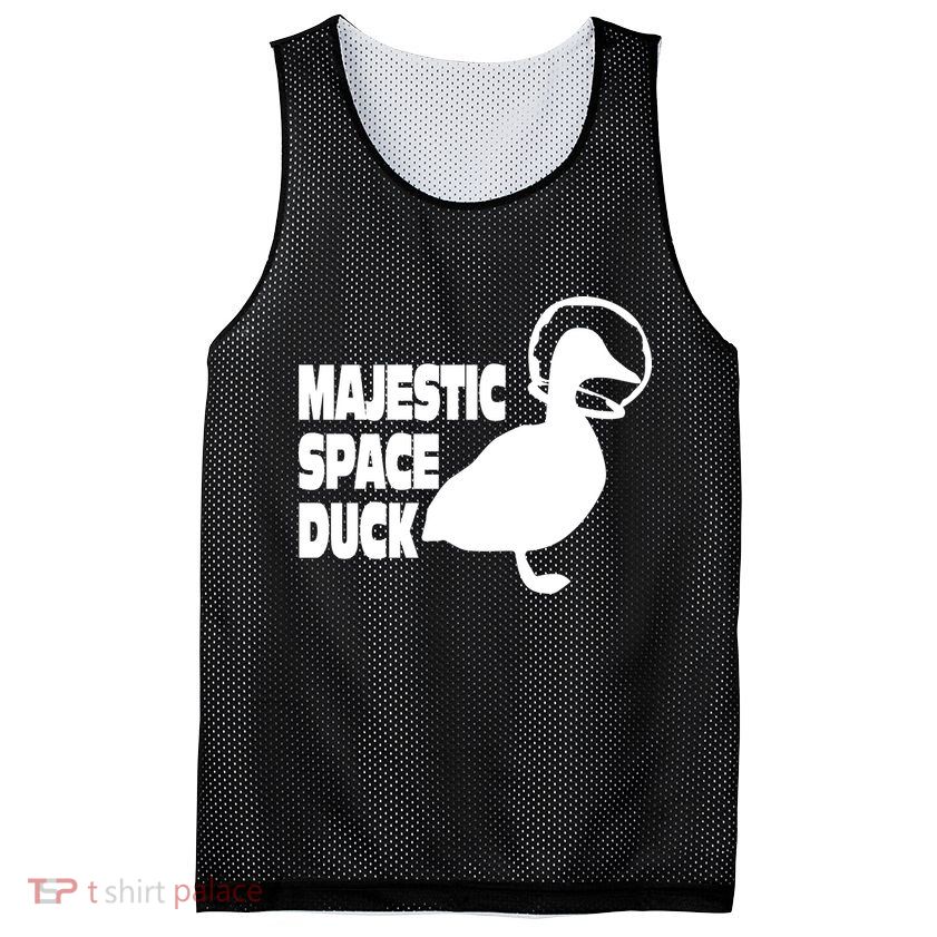 Majestic Space Duck Mesh Reversible Basketball Jersey Tank