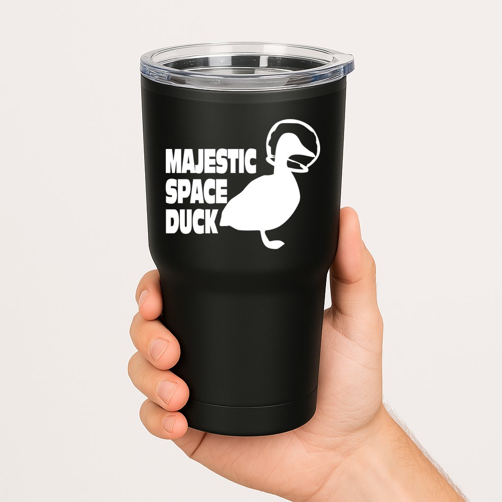 Majestic Space Duck Tumbler