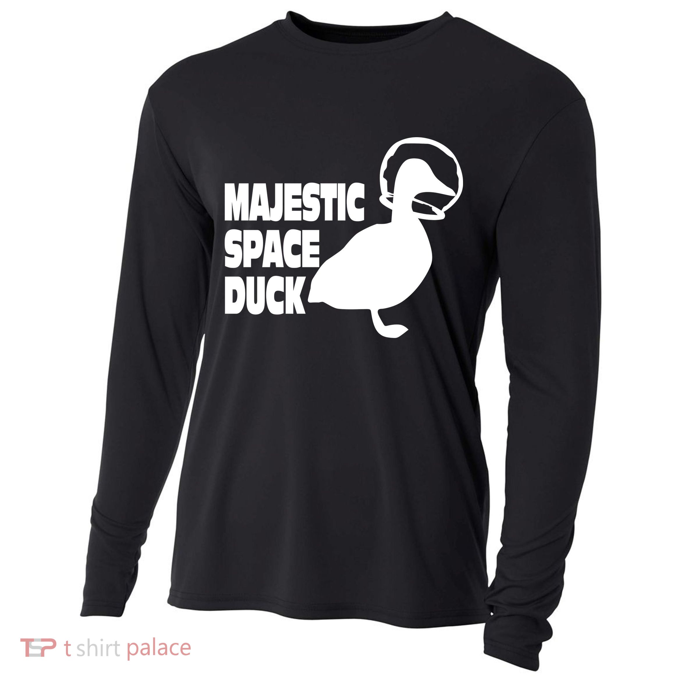 Majestic Space Duck Cooling Performance Long Sleeve Crew