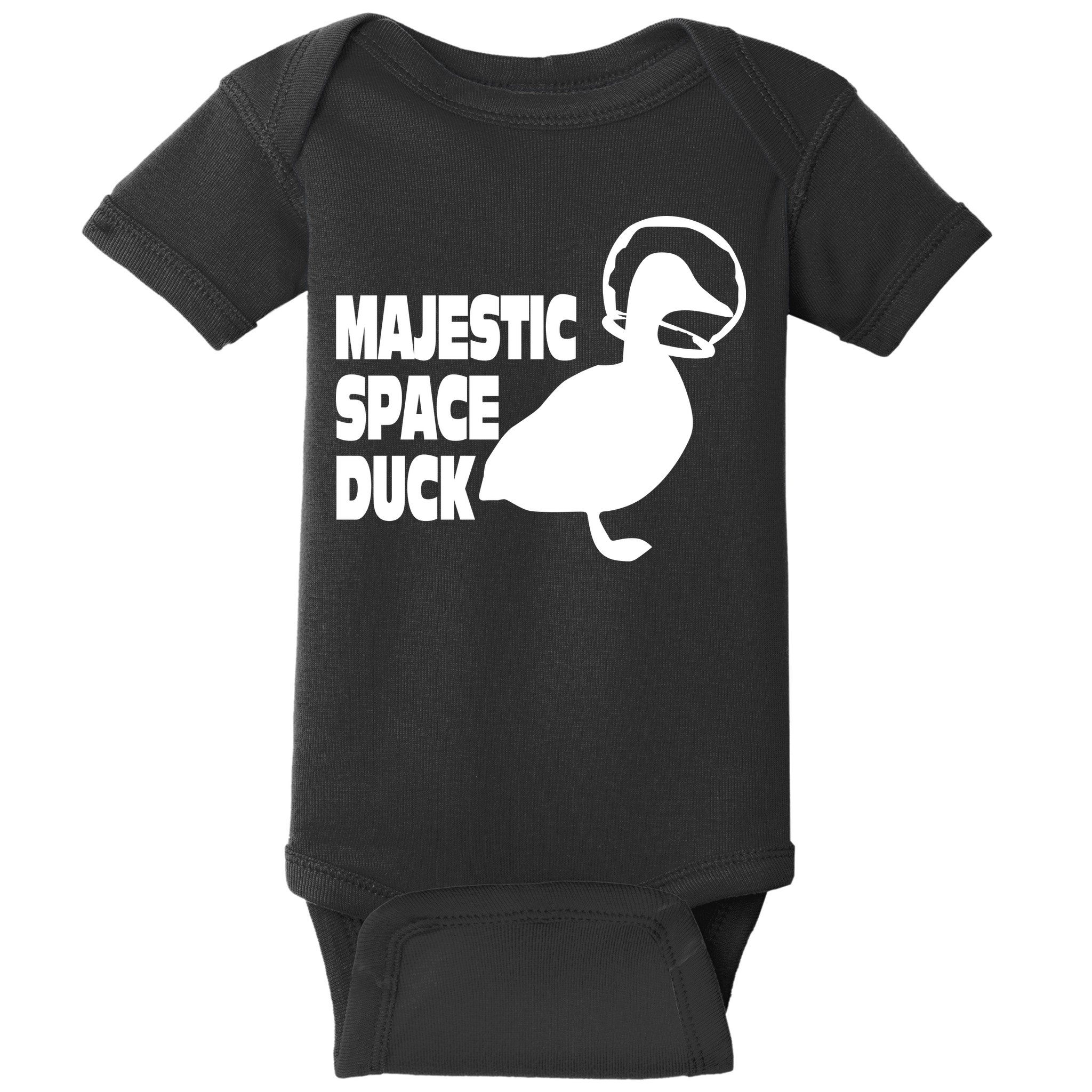 Majestic Space Duck Baby Bodysuit
