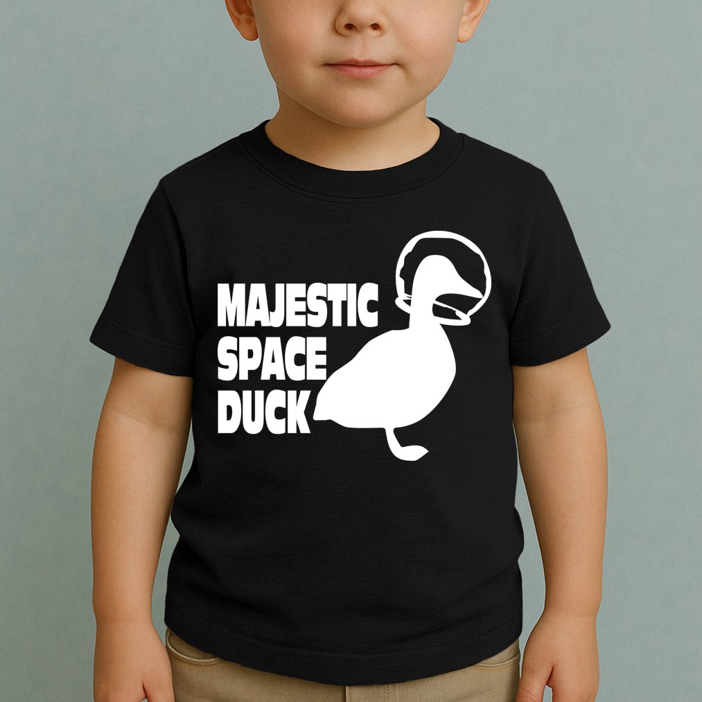 Majestic Space Duck Toddler T-Shirt