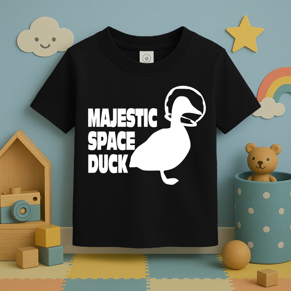 Majestic Space Duck Toddler T-Shirt