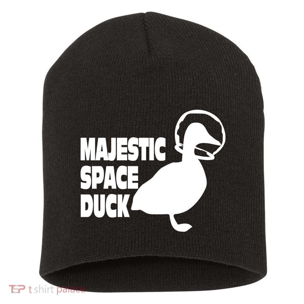 Majestic Space Duck Short Acrylic Beanie