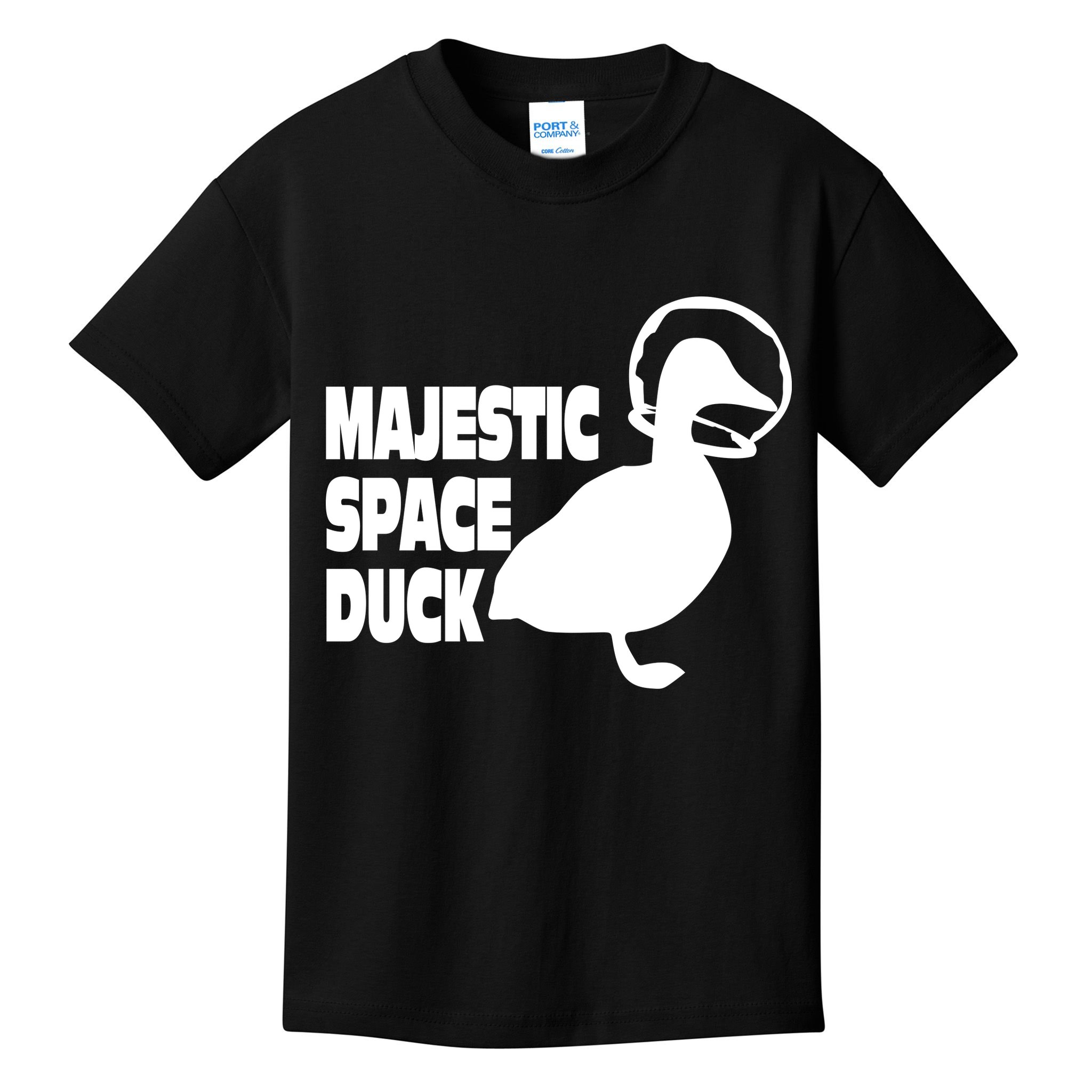 Majestic Space Duck Kids T-Shirt