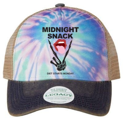 Midnight Snack Diet Starts Monday Legacy Tie Dye Trucker Hat