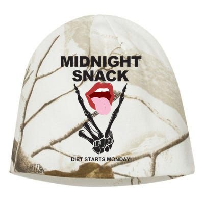 Midnight Snack Diet Starts Monday Kati - Camo Knit Beanie