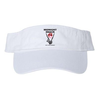 Midnight Snack Diet Starts Monday Valucap Bio-Washed Visor