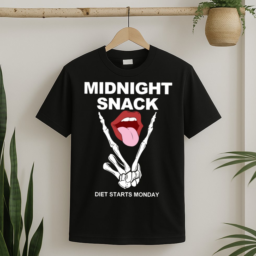 Midnight Snack Diet Starts Monday T-Shirt