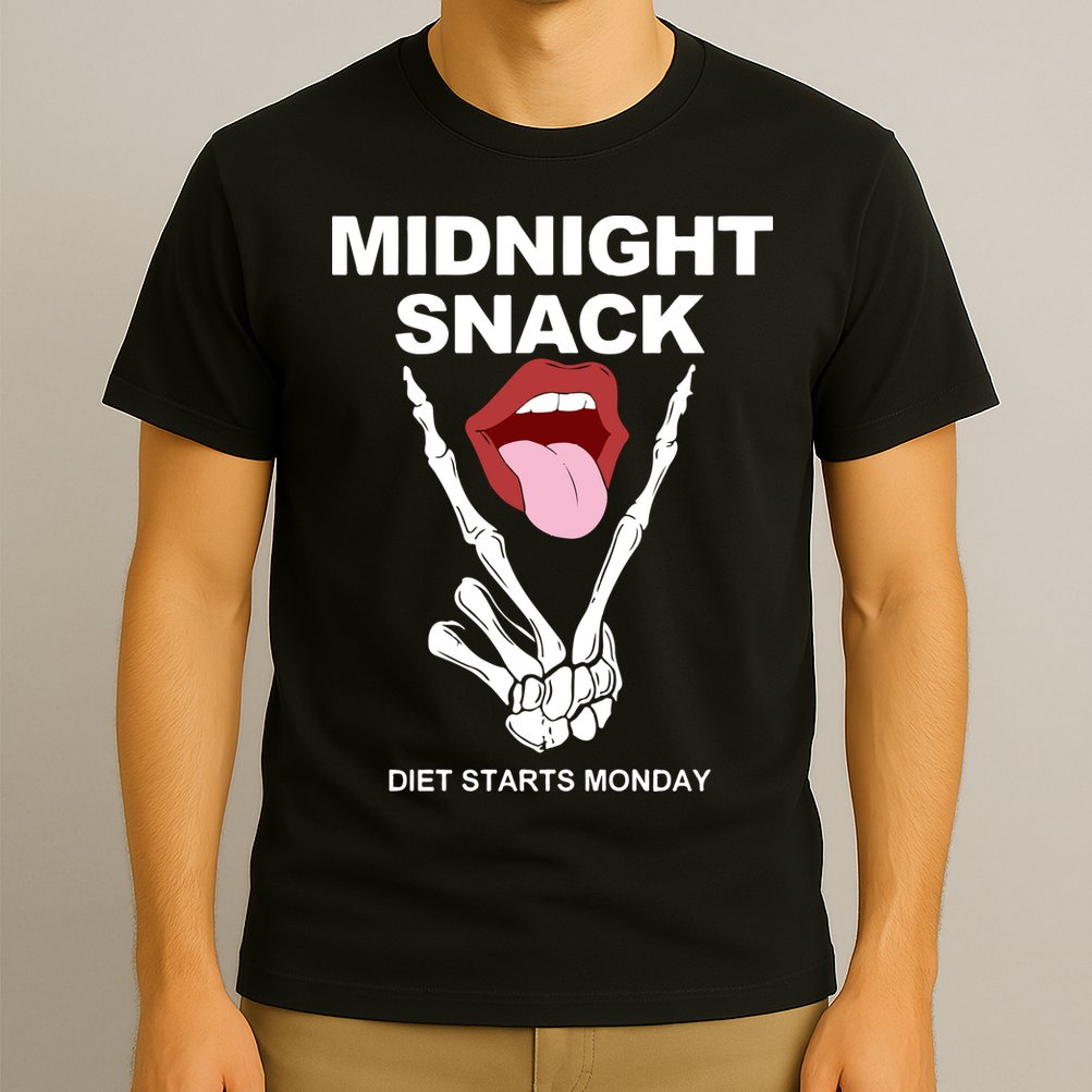 Midnight Snack Diet Starts Monday T-Shirt