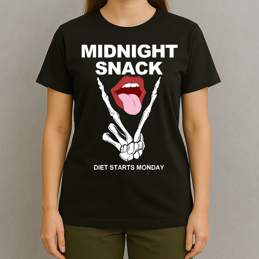 Midnight Snack Diet Starts Monday T-Shirt