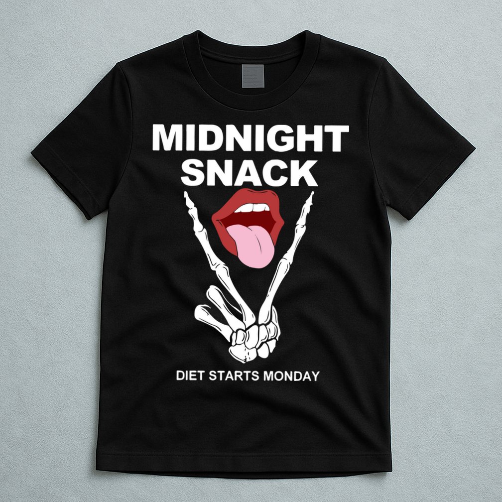 Midnight Snack Diet Starts Monday T-Shirt