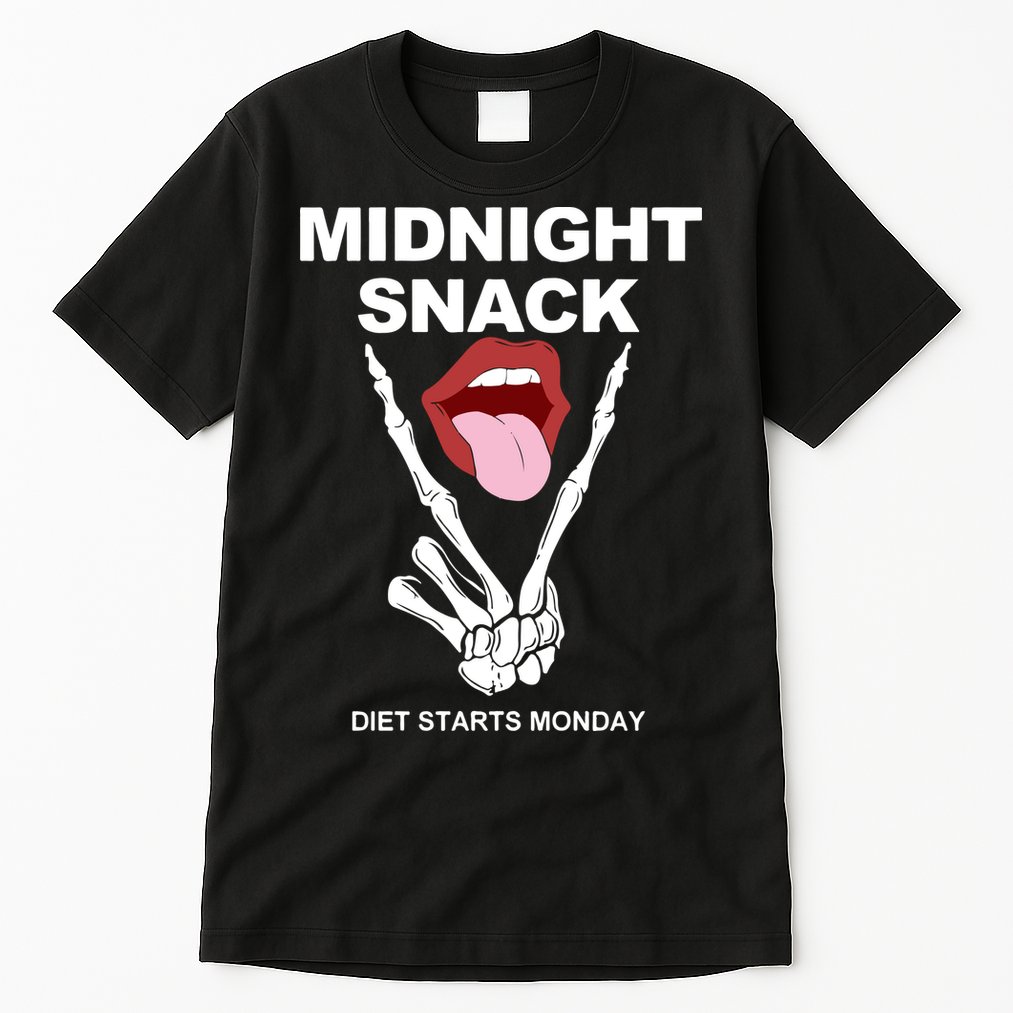 Midnight Snack Diet Starts Monday Tall T-Shirt