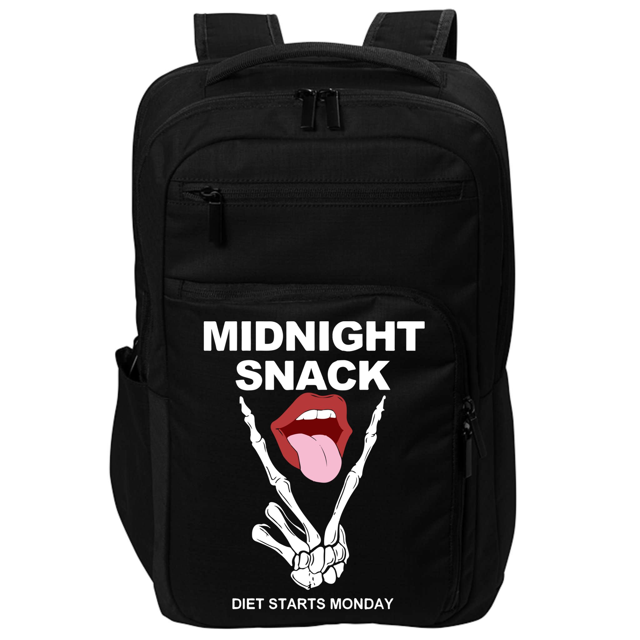 Midnight Snack Diet Starts Monday Impact Tech Backpack