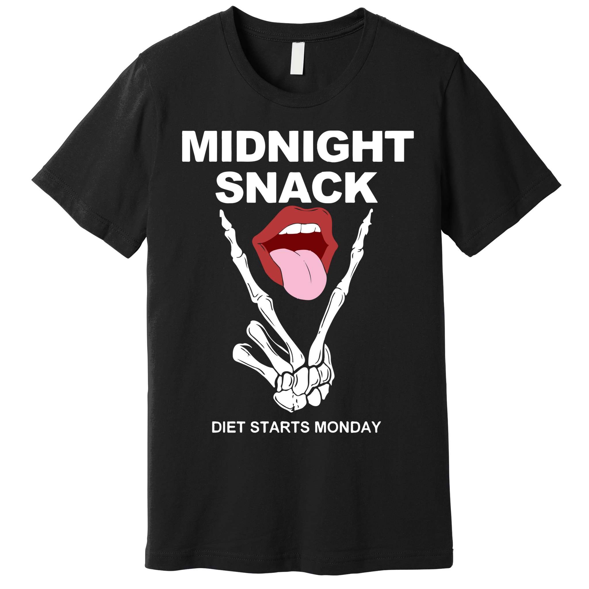 Midnight Snack Diet Starts Monday Premium T-Shirt