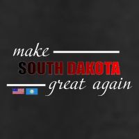 Make South Dakota Great Again 7 Panel Mesh Trucker Snapback Hat