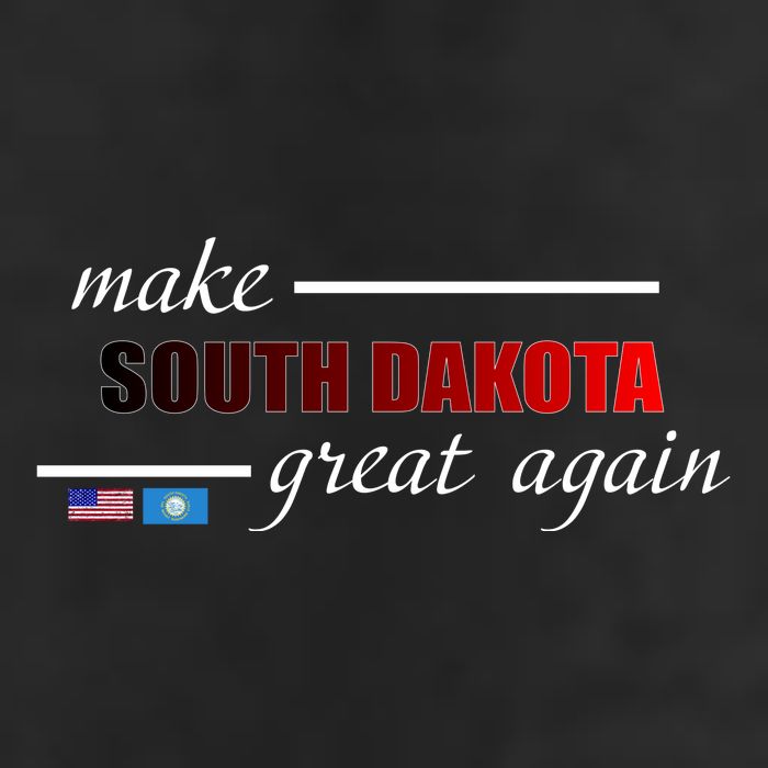 Make South Dakota Great Again 7 Panel Mesh Trucker Snapback Hat