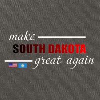 Make South Dakota Great Again Cotton Canvas Backpack