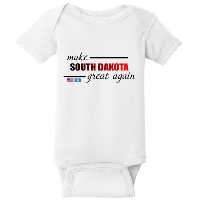 Make South Dakota Great Again Baby Bodysuit