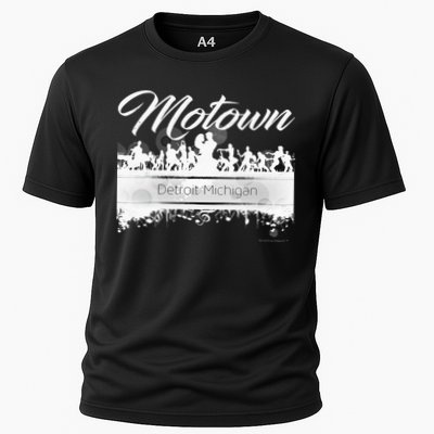 Motown Sound Detroit Michigan Distressed Vintage Performance Shirt