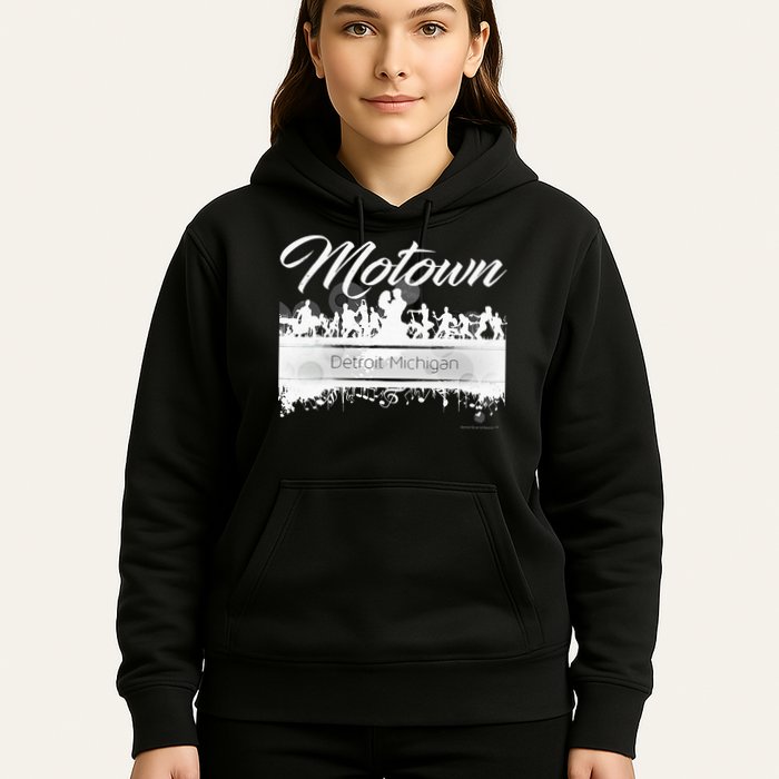 Motown Sound Detroit Michigan Distressed Vintage Hoodie