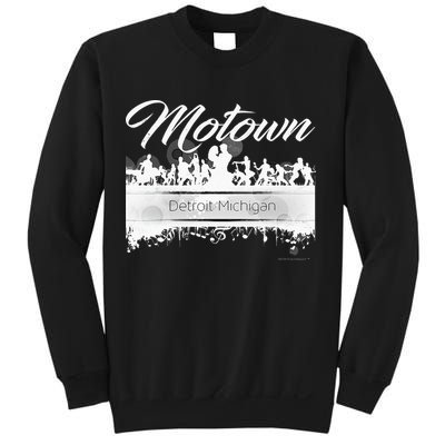 Motown Sound Detroit Michigan Distressed Vintage Sweatshirt