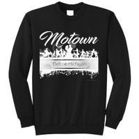 Motown Sound Detroit Michigan Distressed Vintage Sweatshirt