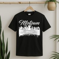 Motown Sound Detroit Michigan Distressed Vintage T-Shirt